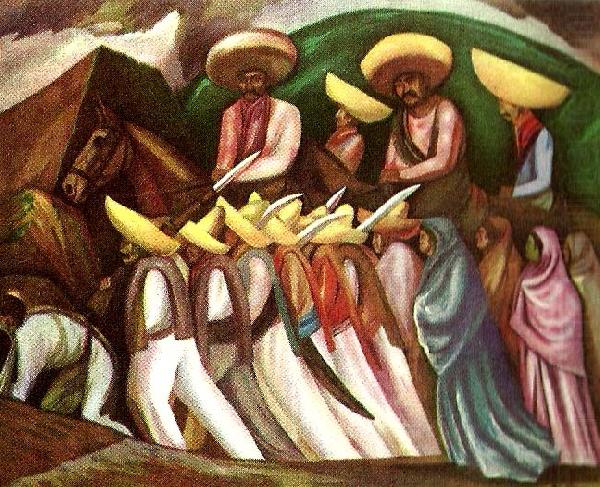 Jose Clemente Orozco zapatistas china oil painting image